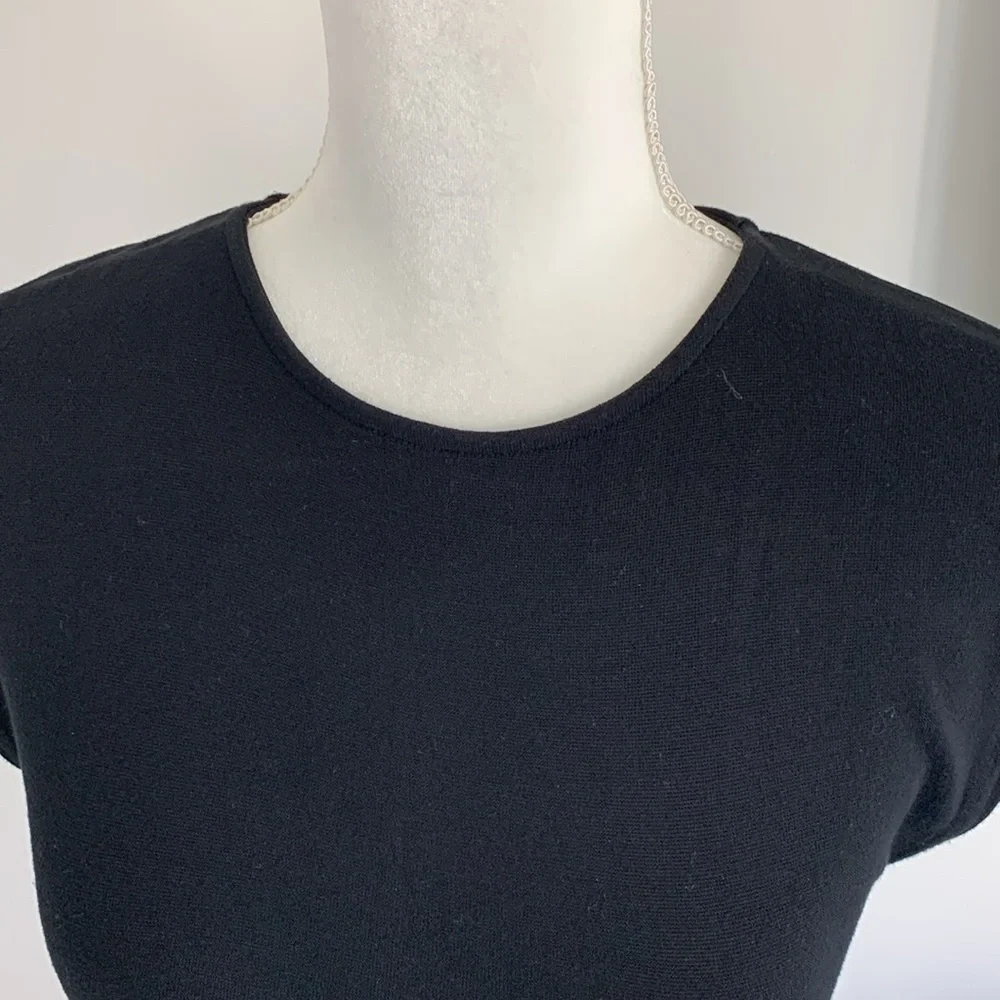 Vince black knit sleeveless midi dress - size M - Picture 2 of 5